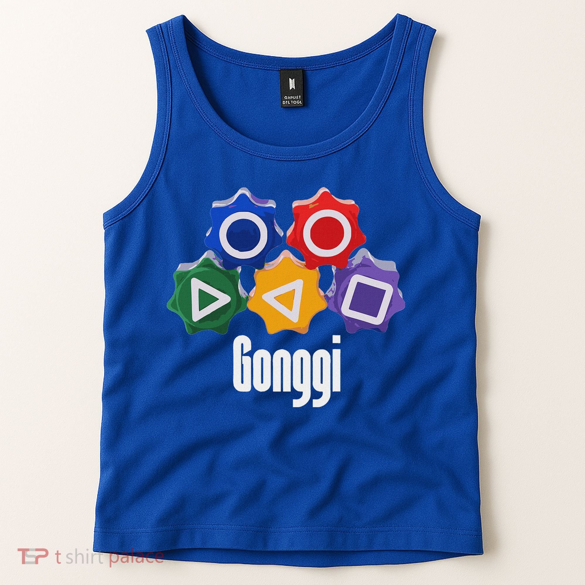 Korean Squid Traditional Game Catching Toy Gonggi Tank Top