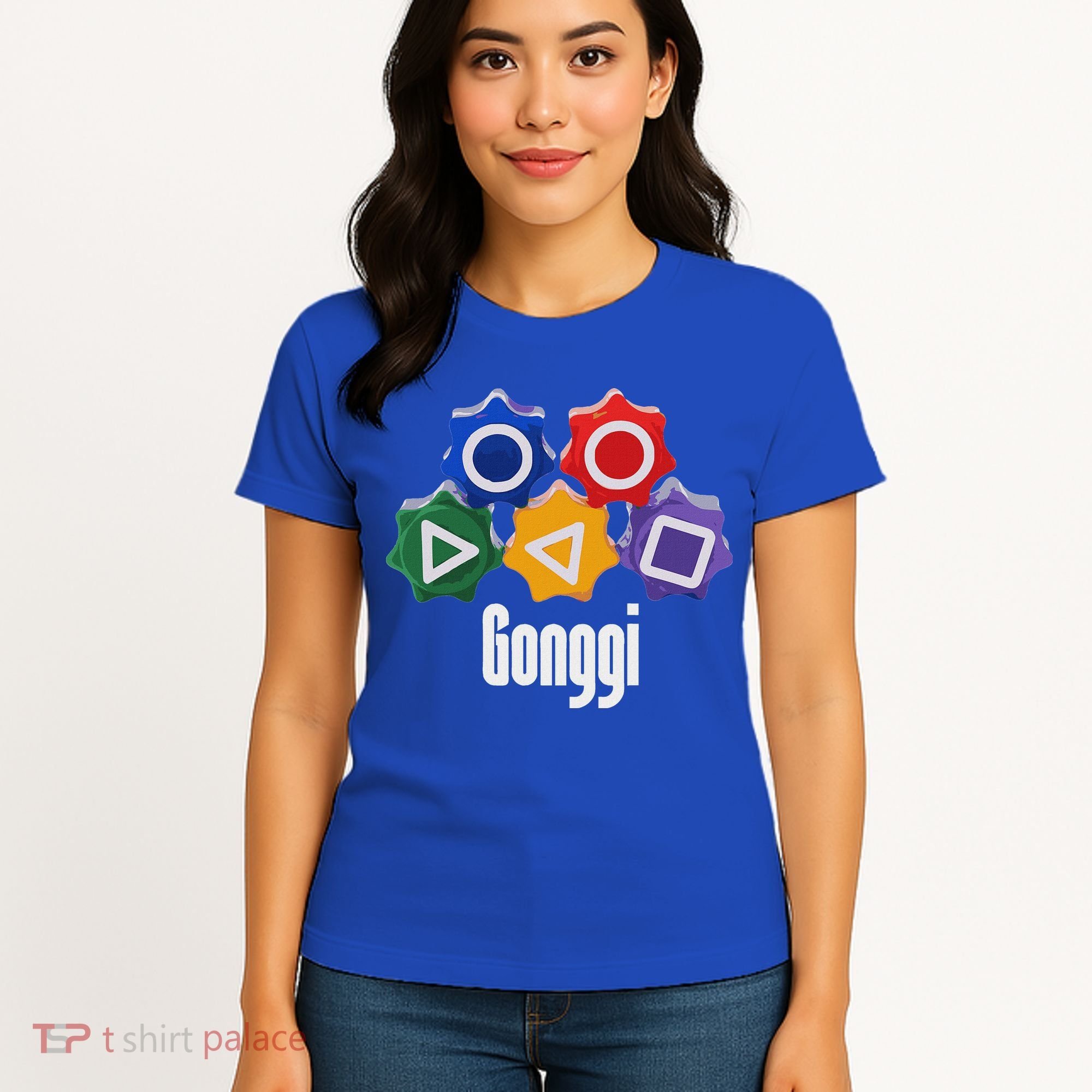 Korean Squid Traditional Game Catching Toy Gonggi Women's T-Shirt