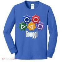 Korean Squid Traditional Game Catching Toy Gonggi Kids Long Sleeve Shirt thumb 0
