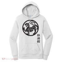 Karate Shotokan Tiger Martial Arts Shotokan Calligraphy Women's Hoodie thumb 0