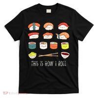 Kawaii Sushi This Is How I Roll T-Shirt thumb 0