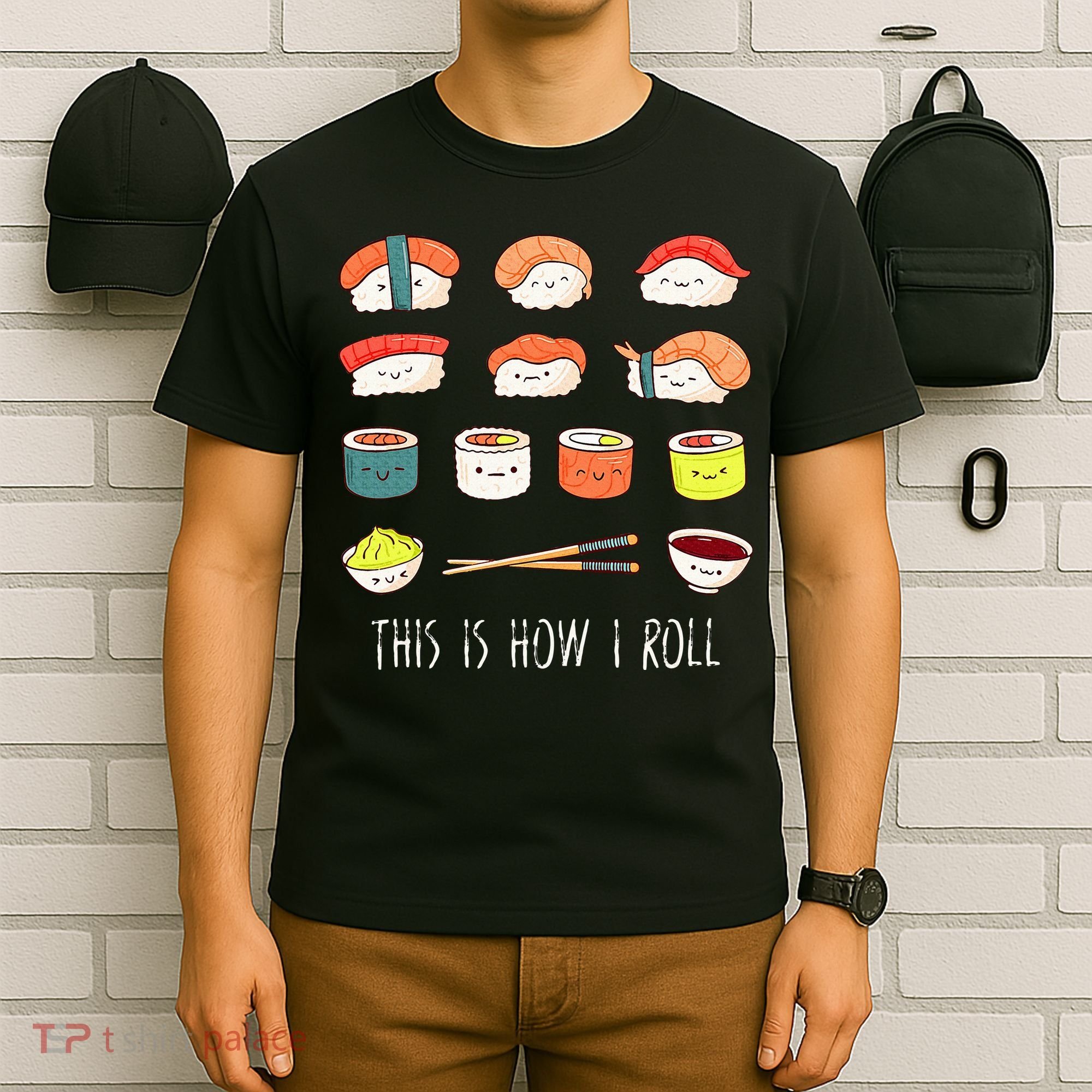 Kawaii Sushi This Is How I Roll T-Shirt
