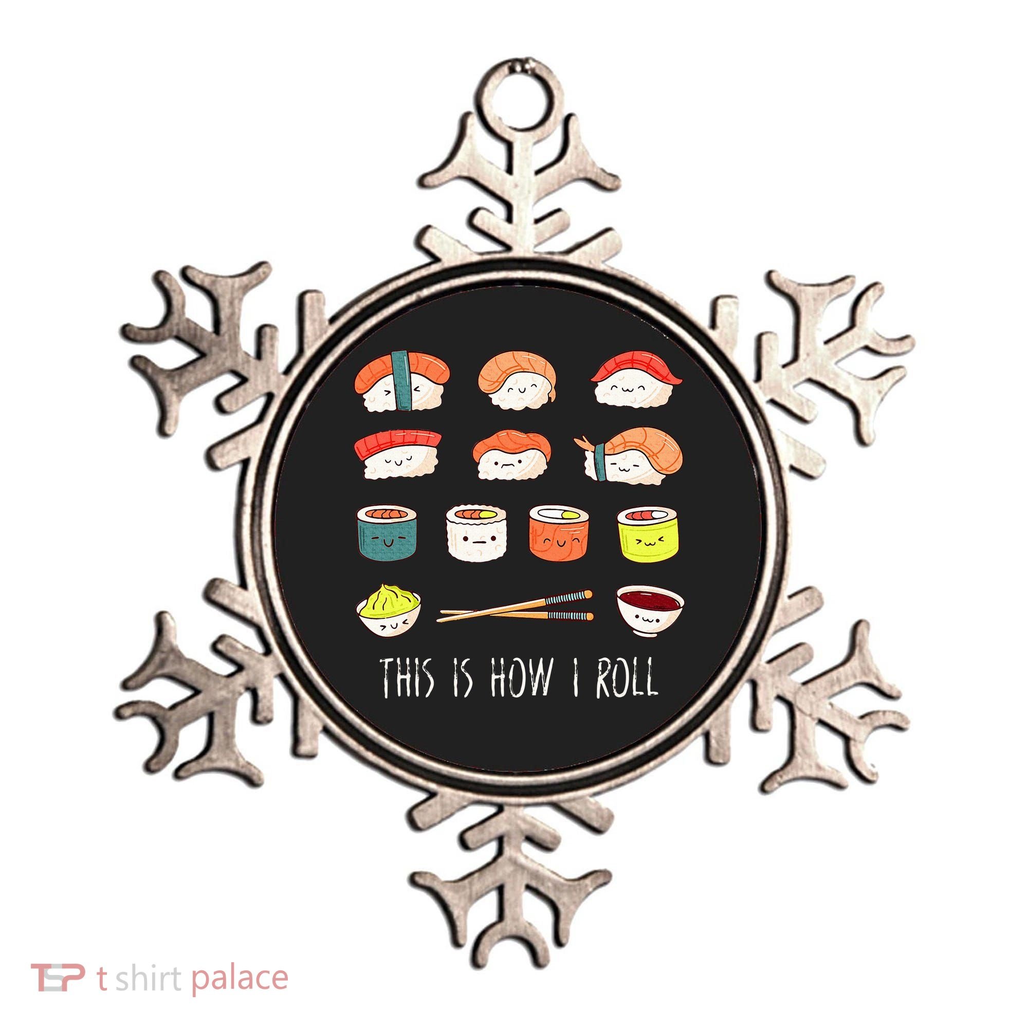 Kawaii Sushi This Is How I Roll Ornament