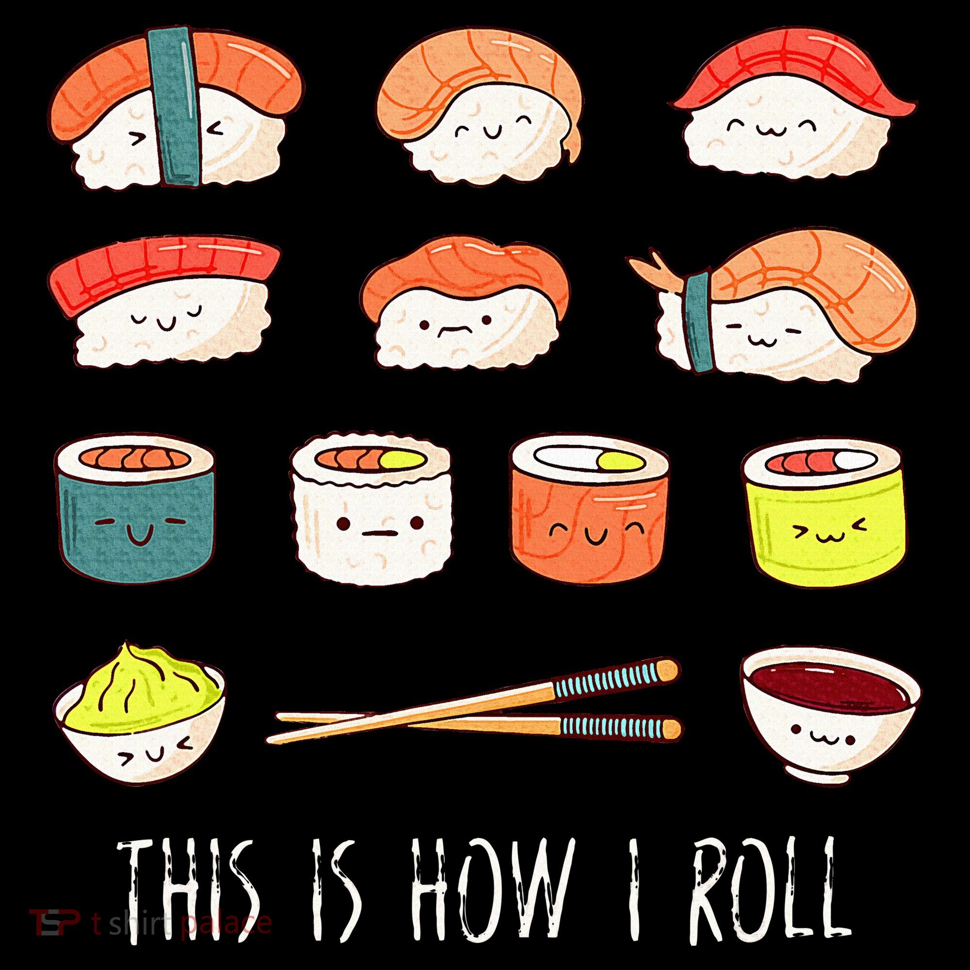Kawaii Sushi This Is How I Roll Women's Tank Top