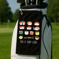 Kawaii Sushi This Is How I Roll Golf Towel thumb 2
