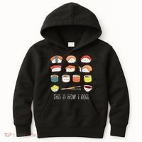 Kawaii Sushi This Is How I Roll Kids Hoodie thumb 0