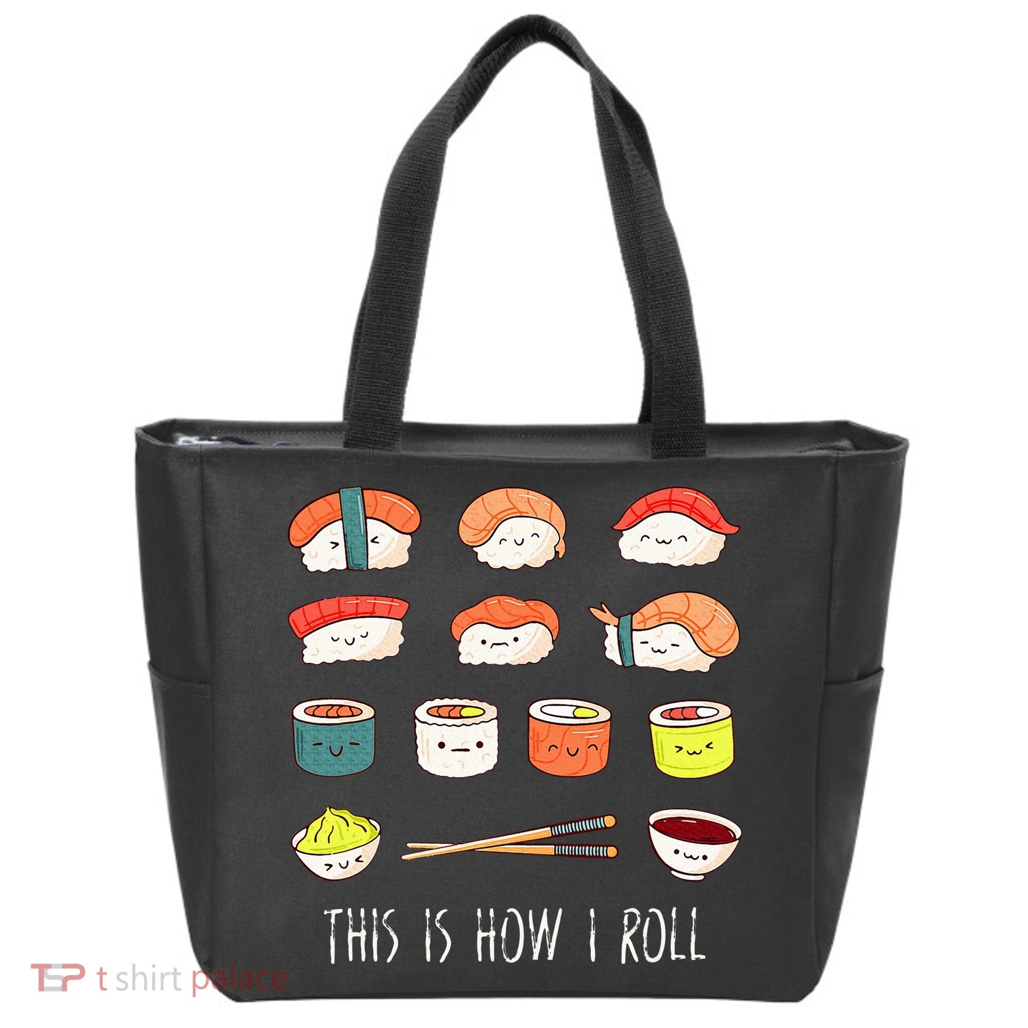 Kawaii Sushi This Is How I Roll Tote Bag