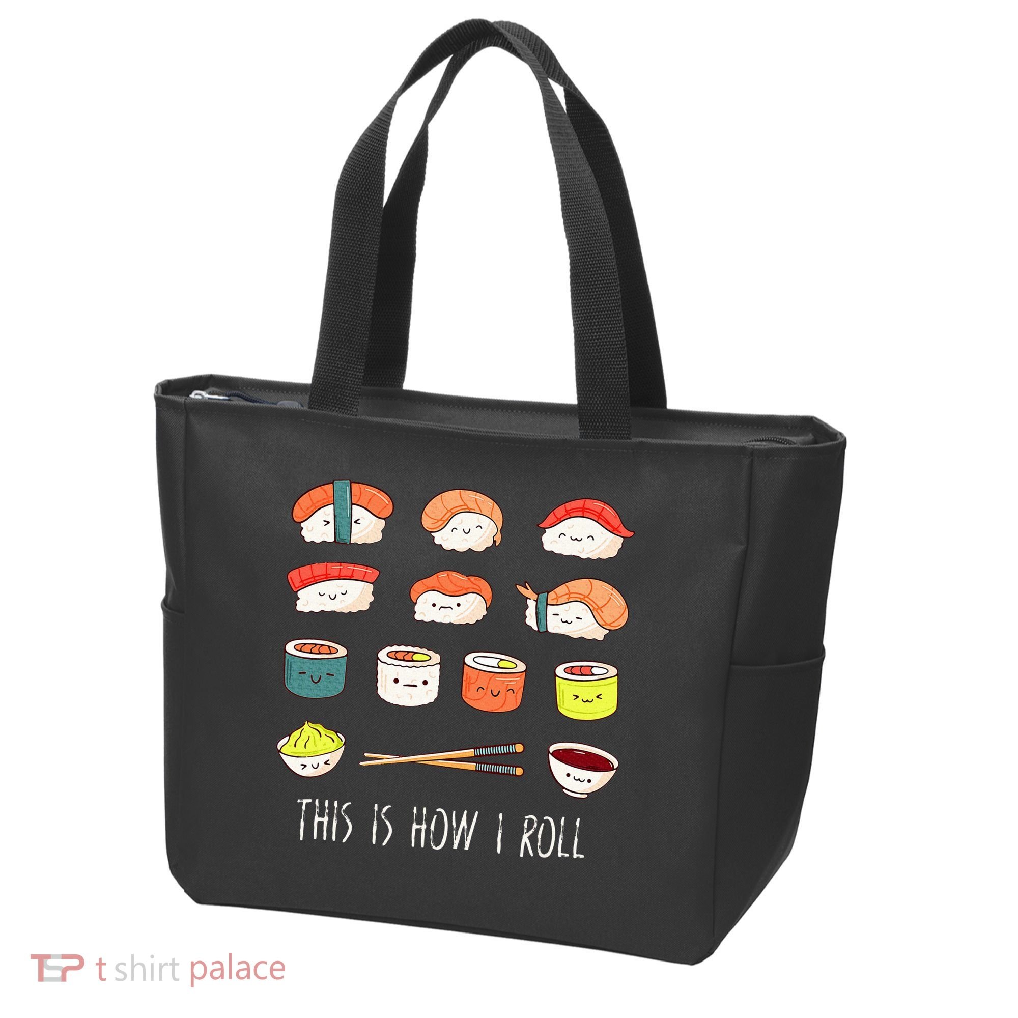 Kawaii Sushi This Is How I Roll Tote Bag