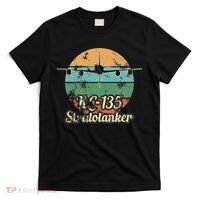 Kc135 Stratotanker Vintage Sunset Air Refueling Airplane T-Shirt thumb 0
