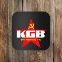 Kgb Still Watching You Cccp Soviet Union Communist Coaster thumb 0