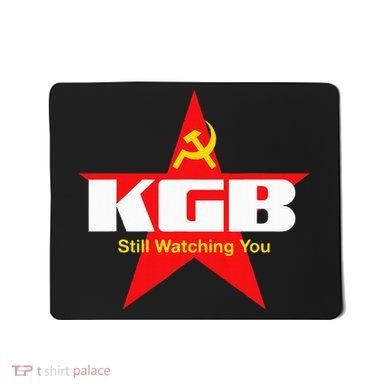 Kgb Still Watching You Cccp Soviet Union Communist Mousepad