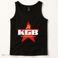 Kgb Still Watching You Cccp Soviet Union Communist Tank Top thumb 2