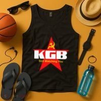 Kgb Still Watching You Cccp Soviet Union Communist Tank Top thumb 4