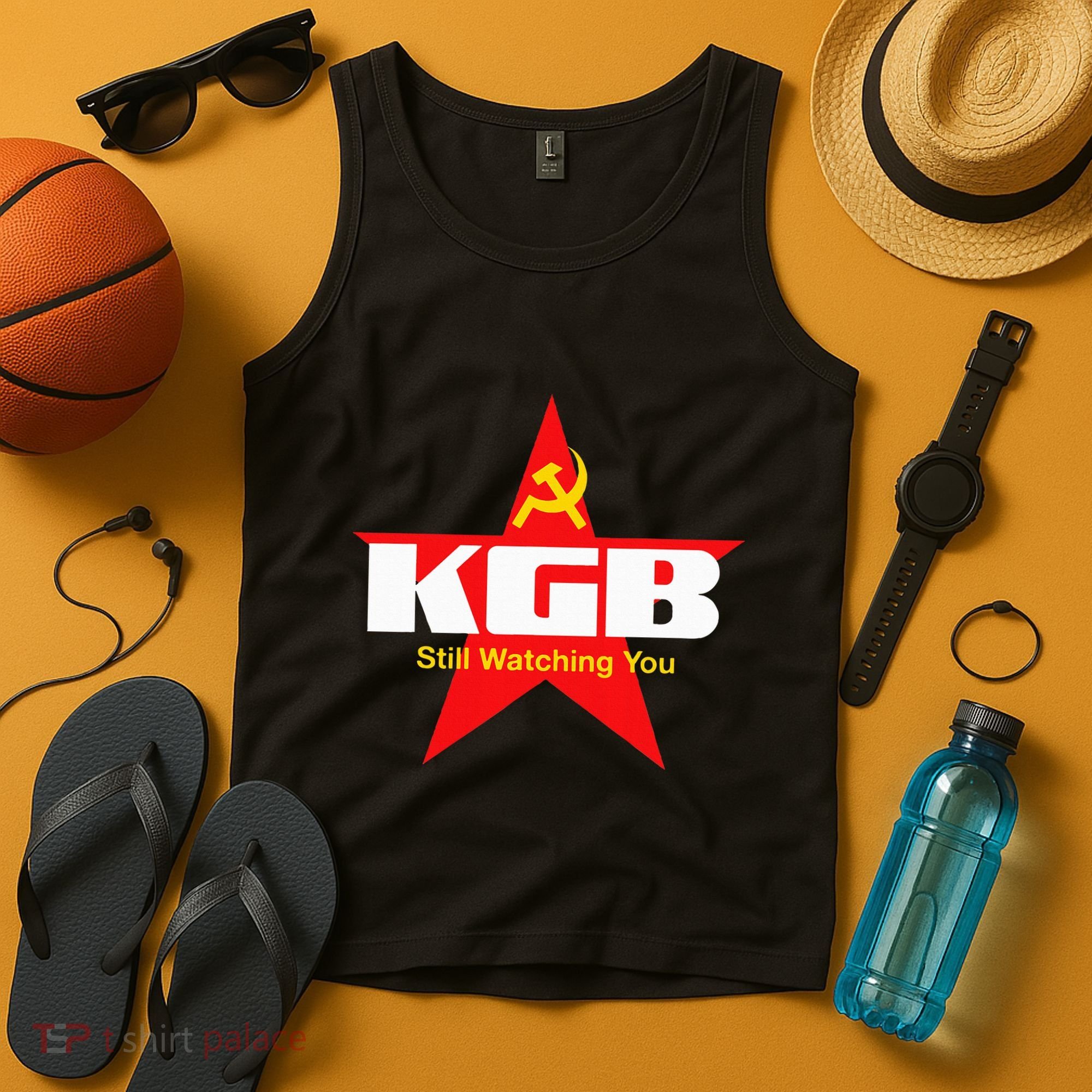 Kgb Still Watching You Cccp Soviet Union Communist Tank Top