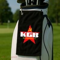 Kgb Still Watching You Cccp Soviet Union Communist Golf Towel thumb 2