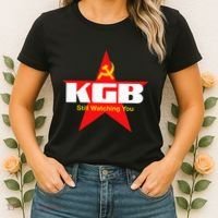 Kgb Still Watching You Cccp Soviet Union Communist Women's T-Shirt thumb 2