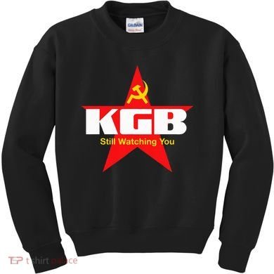 Kgb Still Watching You Cccp Soviet Union Communist Kids Sweatshirt