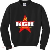 Kgb Still Watching You Cccp Soviet Union Communist Kids Sweatshirt thumb 0