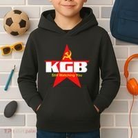 Kgb Still Watching You Cccp Soviet Union Communist Kids Hoodie thumb 2