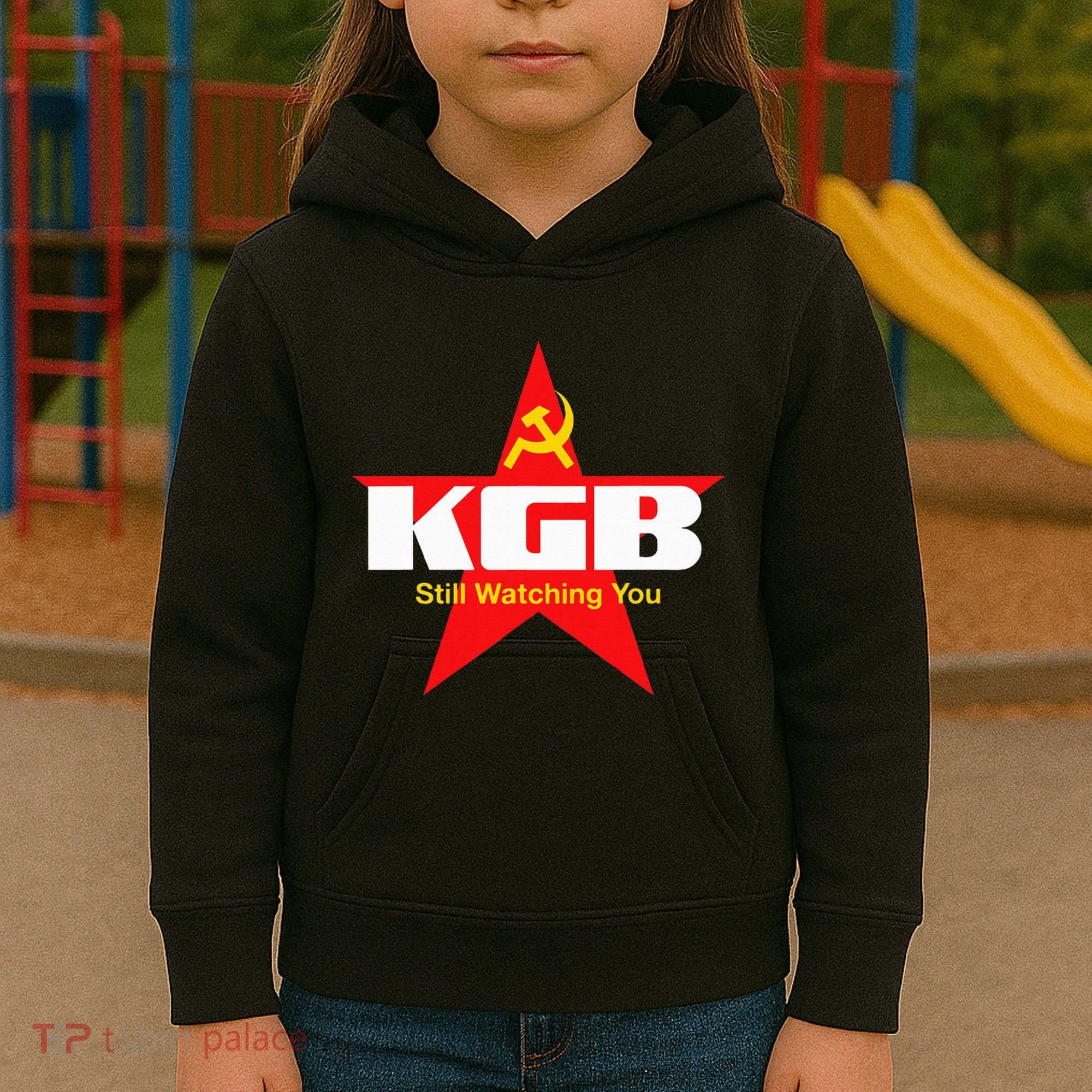 Kgb Still Watching You Cccp Soviet Union Communist Kids Hoodie