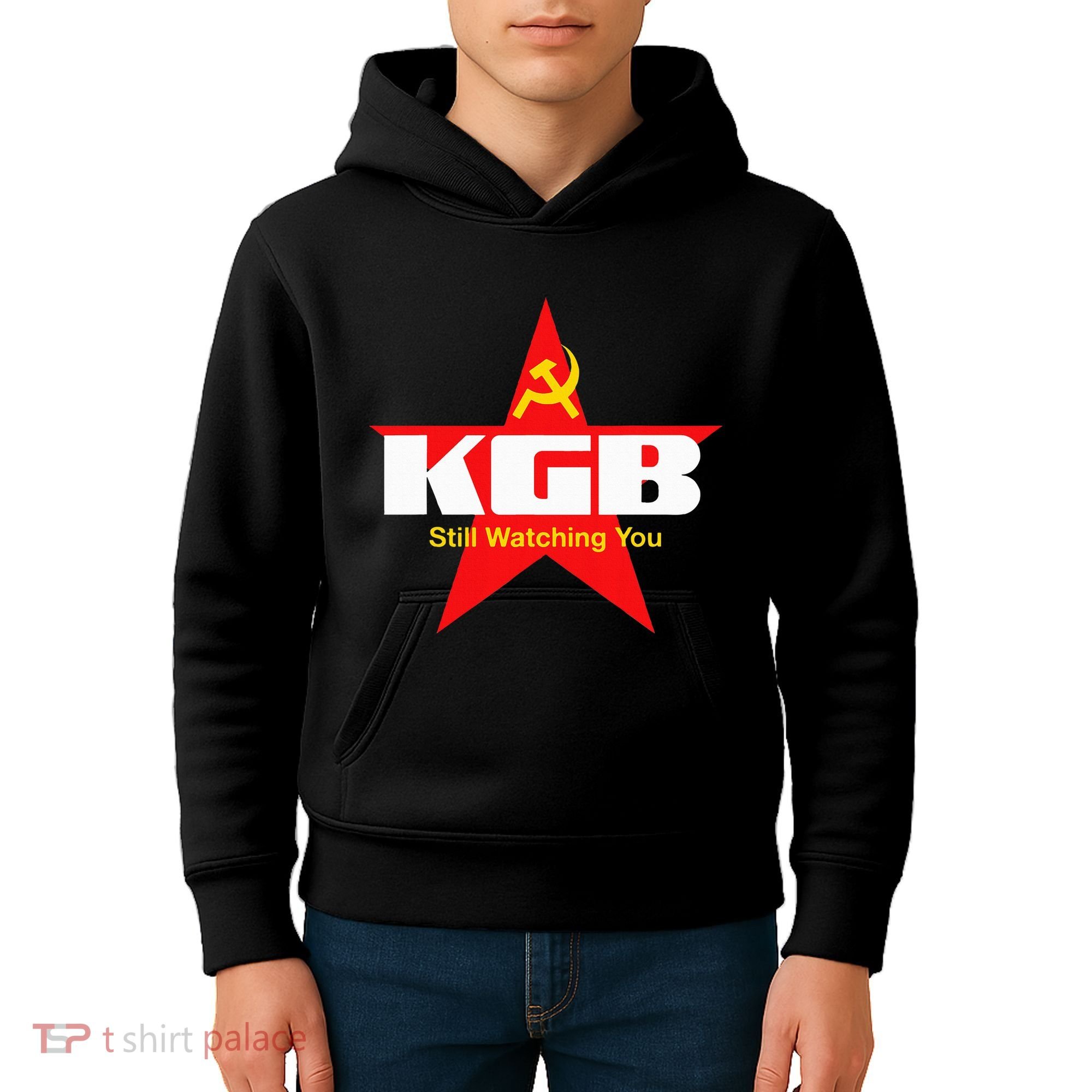 Kgb Still Watching You Cccp Soviet Union Communist Kids Hoodie