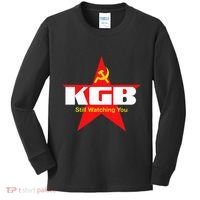 Kgb Still Watching You Cccp Soviet Union Communist Kids Long Sleeve Shirt thumb 0