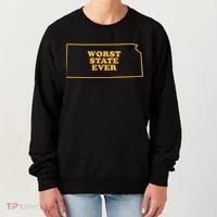 Kansas State Worst State Ever Women's Sweatshirt thumb 0