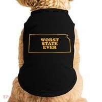 Kansas State Worst State Ever Doggie Tank thumb 0