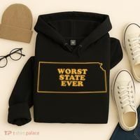 Kansas State Worst State Ever Hoodie thumb 4