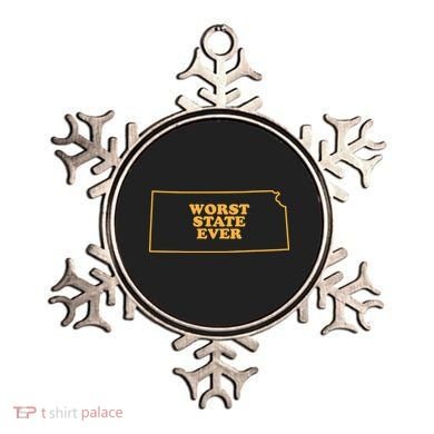 Kansas State Worst State Ever Ornament