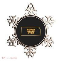 Kansas State Worst State Ever Ornament thumb 0