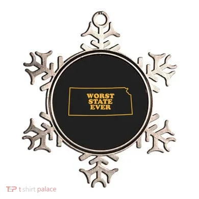 Kansas State Worst State Ever Ornament