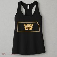 Kansas State Worst State Ever Women's Tank Top thumb 3