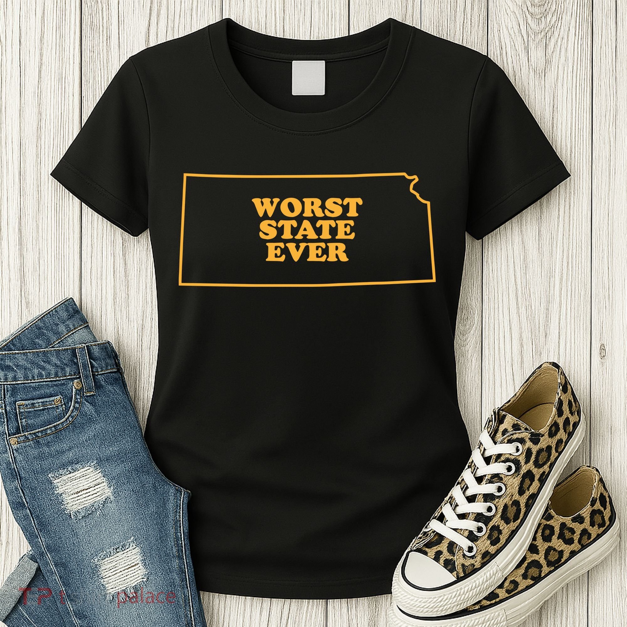 Kansas State Worst State Ever Women's T-Shirt