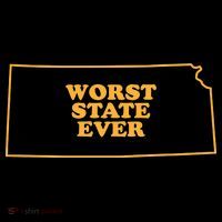 Kansas State Worst State Ever Women's T-Shirt thumb 6