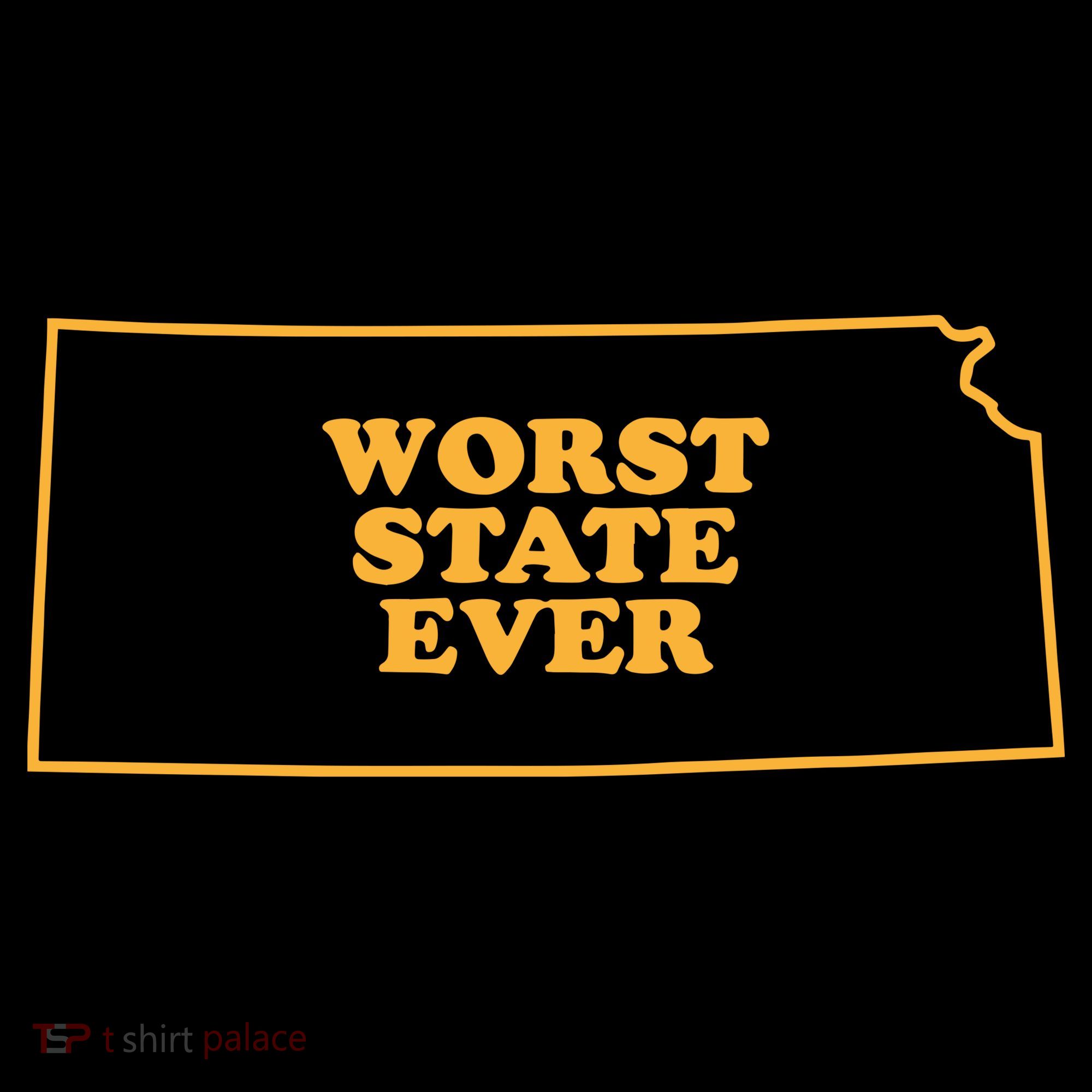 Kansas State Worst State Ever Kids Sweatshirt