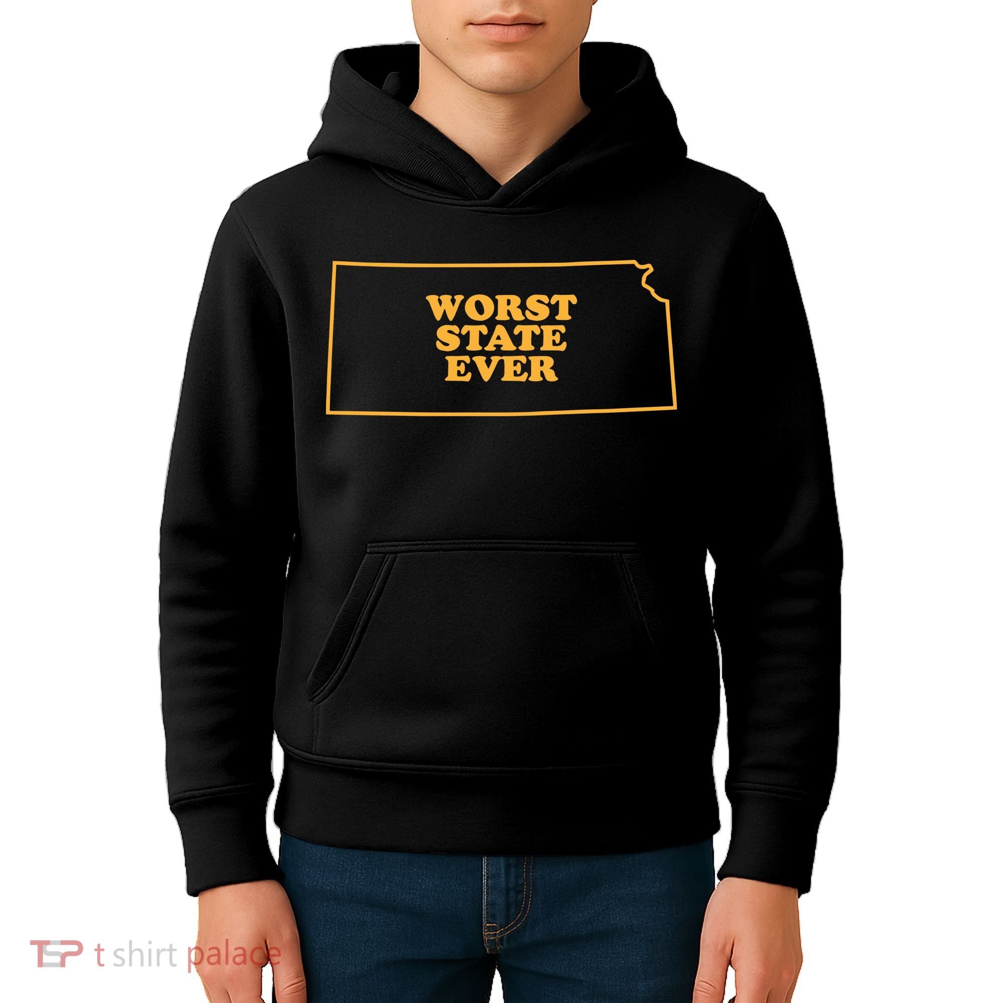 Kansas State Worst State Ever Kids Hoodie