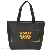 Kansas State Worst State Ever Tote Bag thumb 0