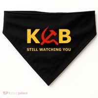 Kgb Still Watching You Cccp Ussr Soviet Union Gift USA-Made Doggie Bandana thumb 0