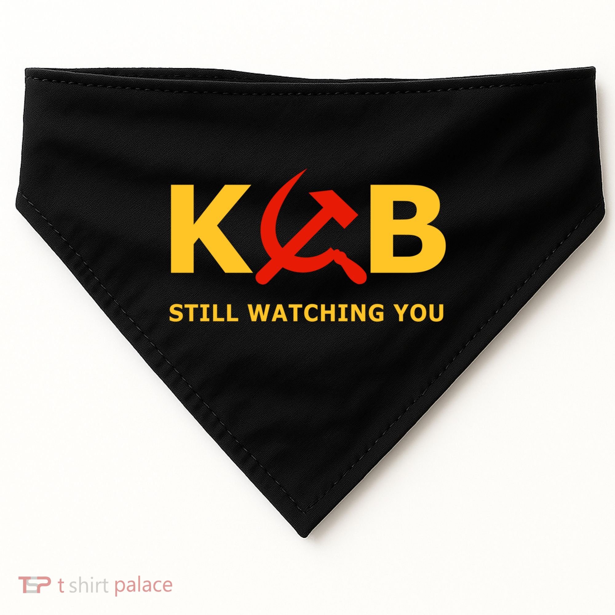 Kgb Still Watching You Cccp Ussr Soviet Union Gift USA-Made Doggie Bandana