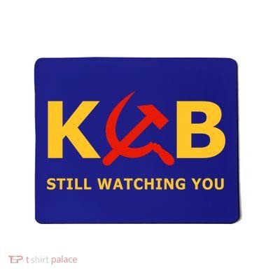 Kgb Still Watching You Cccp Ussr Soviet Union Gift Mousepad
