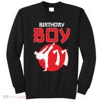 Karate Taekwondo 11 Years Old Birthday Martial Arts For Boy Sweatshirt thumb 0