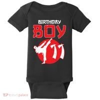 Karate Taekwondo 11 Years Old Birthday Martial Arts For Boy Baby Bodysuit thumb 0