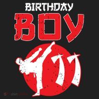 Karate Taekwondo 11 Years Old Birthday Martial Arts For Boy Golf Towel thumb 3