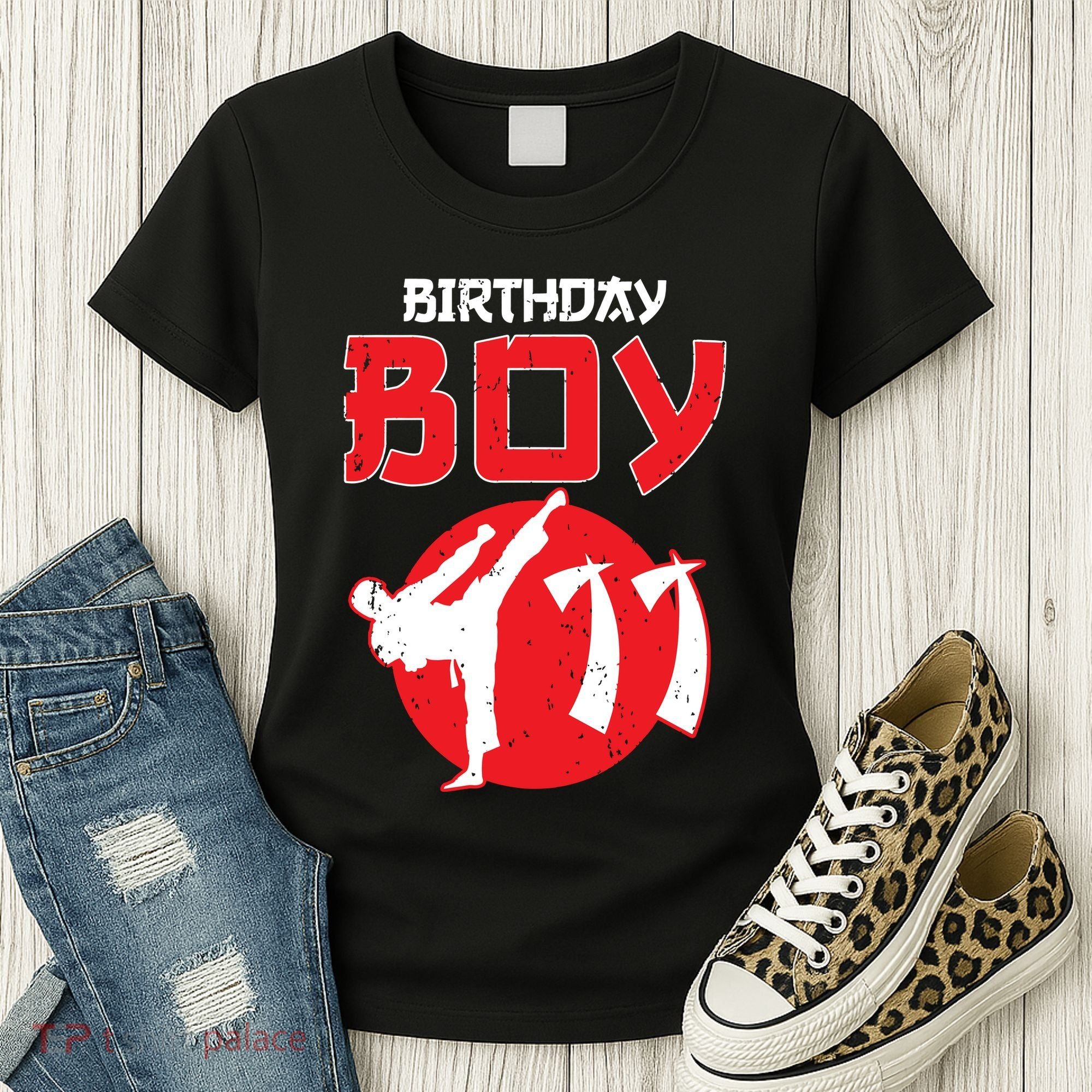Karate Taekwondo 11 Years Old Birthday Martial Arts For Boy Women's T-Shirt