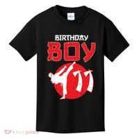 Karate Taekwondo 11 Years Old Birthday Martial Arts For Boy Kids T-Shirt thumb 0