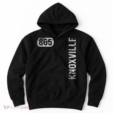 Knoxville Tennessee 865 Area Code Vintage Retro Hoodie