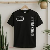 Knoxville Tennessee 865 Area Code Vintage Retro T-Shirt thumb 2