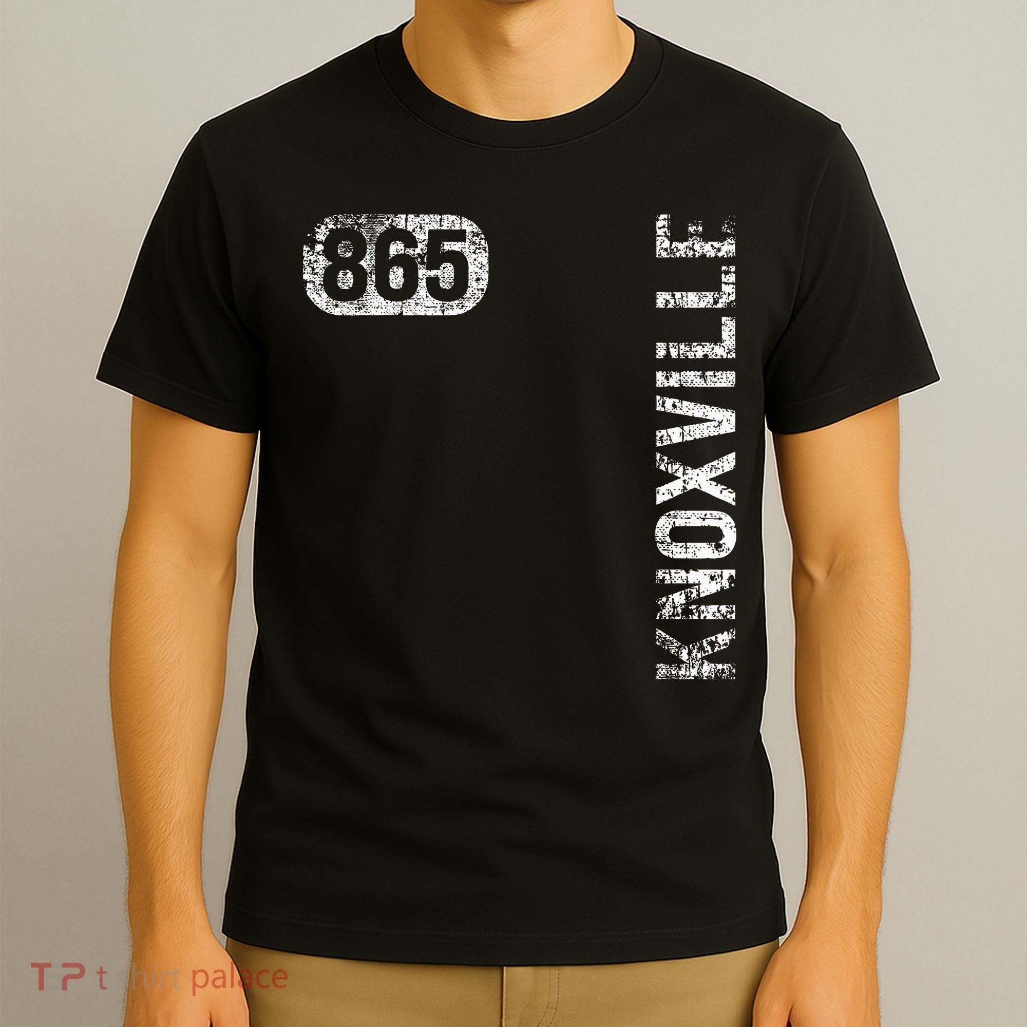 Knoxville Tennessee 865 Area Code Vintage Retro T-Shirt