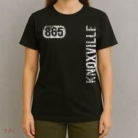 Knoxville Tennessee 865 Area Code Vintage Retro T-Shirt thumb 4